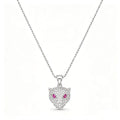 Collar Jaguar con Circonitas · Plata 925