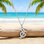 Collar Delfín con Circonitas · Plata 925
