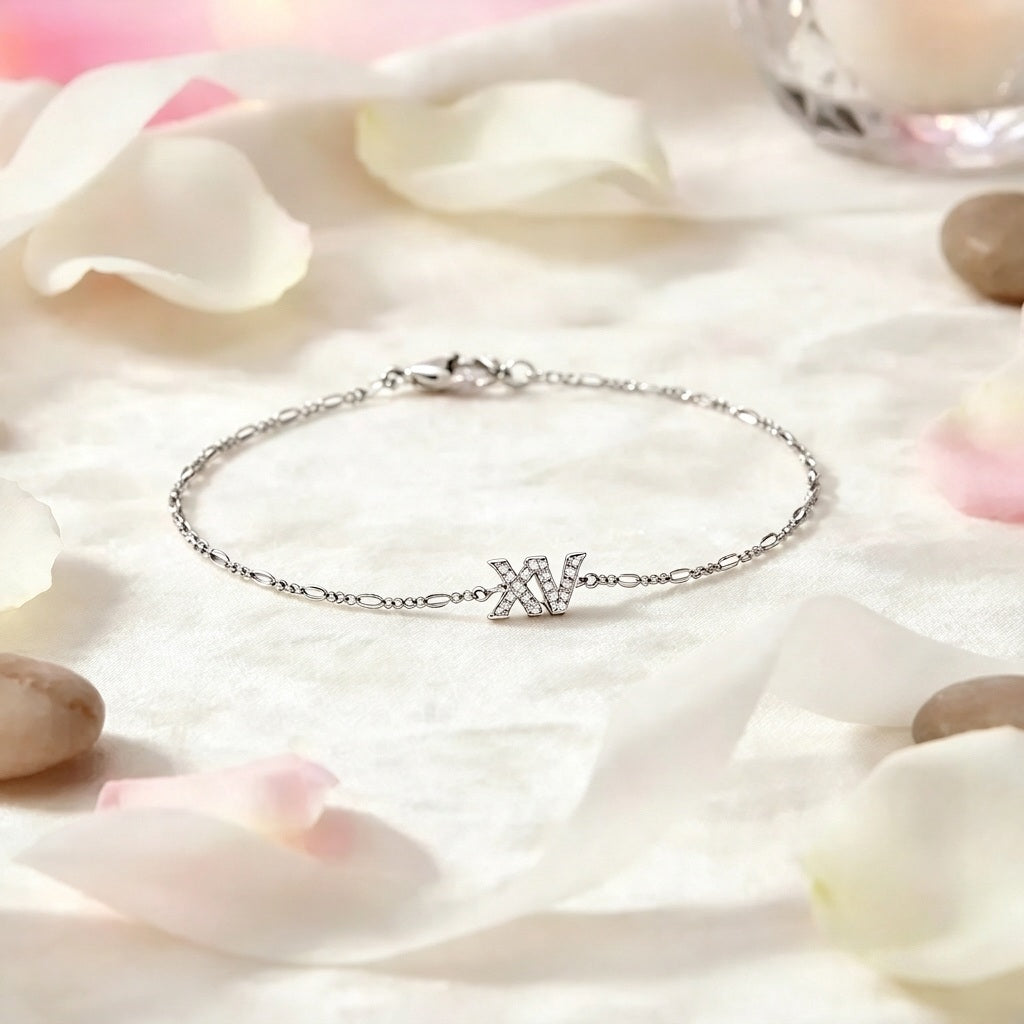 Pulsera XV Años · Regalo para Quinceañera · Plata 925
