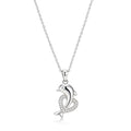 Collar Delfín con Circonitas · Plata 925