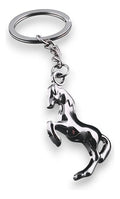 Llavero Animal Caballo Plateado Ideal Para Regalo Vaquero Plateado