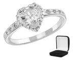 Anillo de Compromiso Corazón · Plata 925 · Talla 9