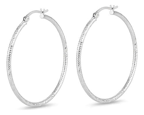 Arracada De Plata 925 Modernos Y Elegantes Mujer Plateado