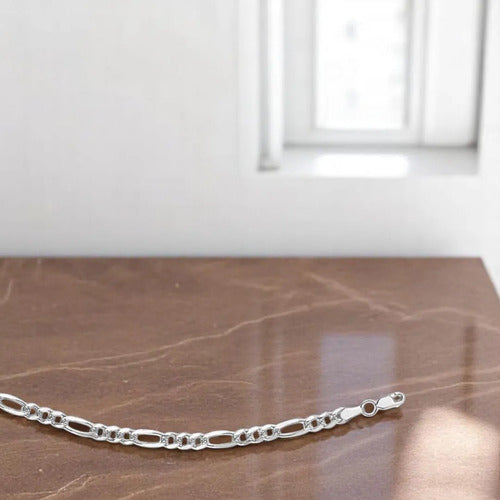 Regalo Para Esposo Pulso De Plata 925 Plateado 21 Cm