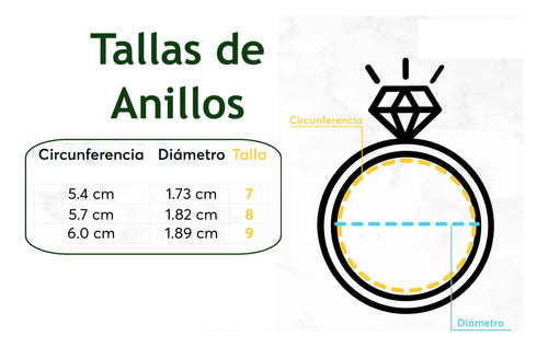 Anillo De Compromiso Plata 925 Forma De Corazón, Regalo Corazón 9