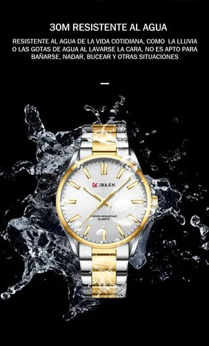 Reloj Para Mujer Acero Inoxidable Moderno, Regalo Mujer Plateado Gris