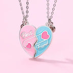Set 2 Collares Corazón con Imán · Mejores Amigas