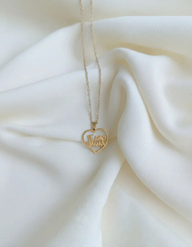 Joyas, El Día De La Madre, Aretes Y Cadena Te Amo Mama, Mom