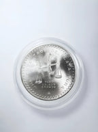 2 Onzas Troy 1979 y 1980 de Colección · Plata Pura