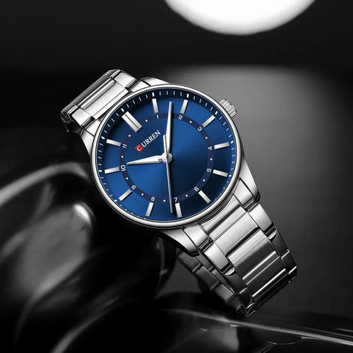Reloj Para Hombre En Acero Inoxidable Plateado Plateado