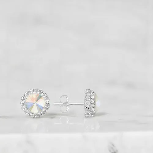 Regalo San Valentin Para Mujer Aretes De Plata 14 De Febrero Blanco