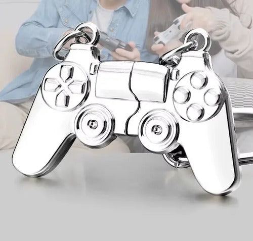 Llavero De Consola De Videojuegos, Amigos, Parejas, Gamers Plateado