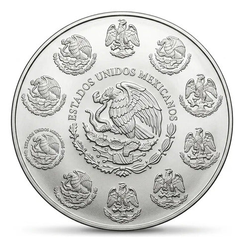 Onza Plata Pura Libertad México 2008 En Capsula