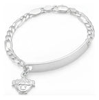 Esclava Niña con Dije 12 cm · Plata 925