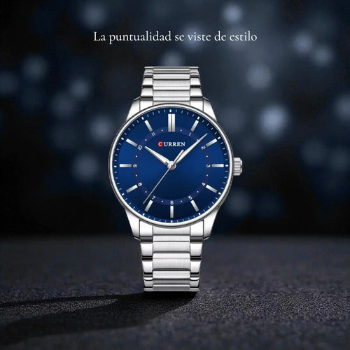 Reloj Para Hombre En Acero Inoxidable Plateado Plateado