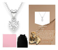 Collar Plata 925 Corazón Regalo Para Hija Mensaje Especial Papá