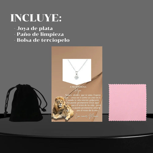 Regalo De Graduación Hija, Collar Plata Con Mensaje Especial