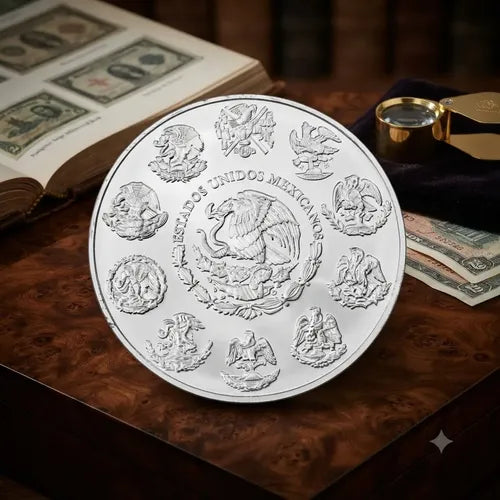 Onza Plata Pura Libertad México 2016 En Capsula
