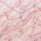 Collar Gota · Regalo para Maestra · Plata 925 (Edición 2)