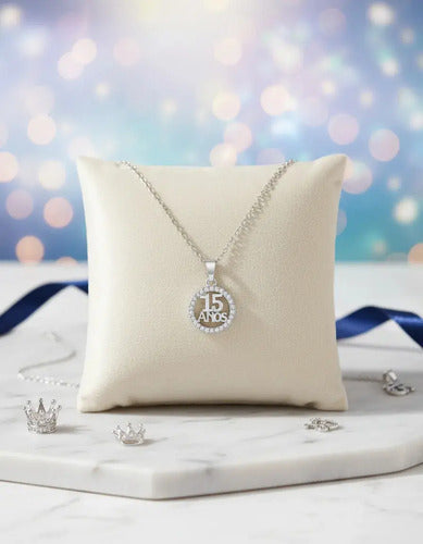 Regalo Para Quinceañera, Collar De Plata 925