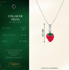 Collar Fresa · Plata 925