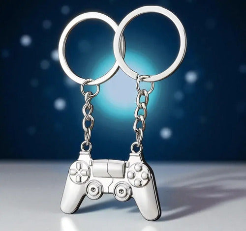 Llavero De Consola De Videojuegos, Amigos, Parejas, Gamers Plateado