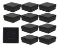 Cajas De Regalo Para Joyeria Color Negro 10 Piezas Negro
