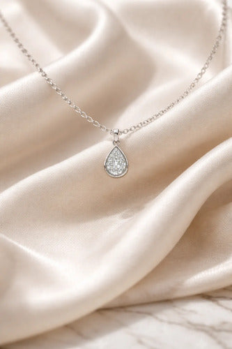 Regalo Para Amiga Collar De Corazón Plata Con Mensaje