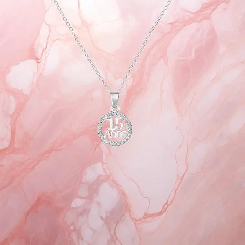 Regalo Para Quinceañera, Collar De Plata 925