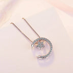 Collar Luna y Estrella · Plata 925