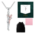 Collar Abrazo Eterno Mama E Hija De Plata 925, Regalo Mamá Plateado