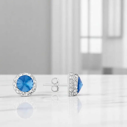 Aretes Broqueles De Plata 925 Para Fiestas