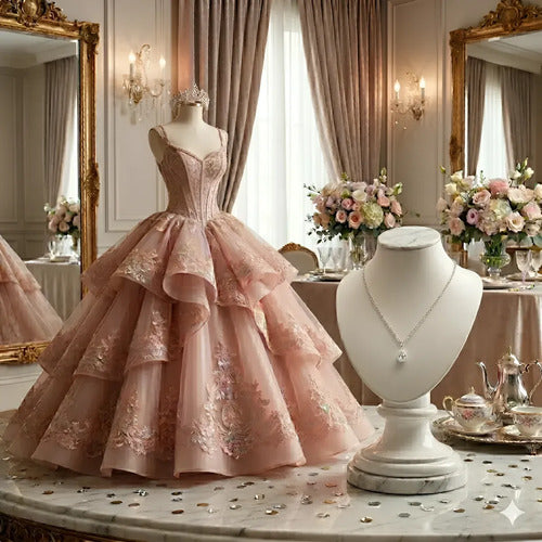 Regalo Para Quinceañera, Collar De Plata 925