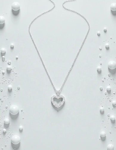 Collar De Corazón Para  Mi Hermosa Hija Con Caja Plateado