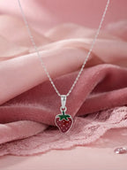 Collar Fresa · Plata 925