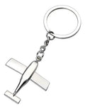 Llavero De Avión Piloto Plateado Ideal Para Regalo Plateado