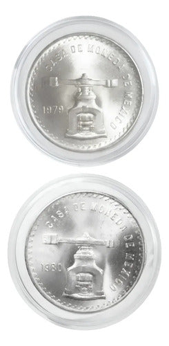 2 Onza Troy 1979 Y 1980 Plata Pura 925 De Colección