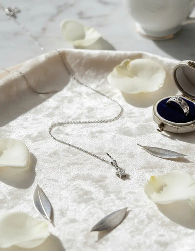 Regalo Romántico Collar Estrella Plata - Amor Novia Esposa Plateado