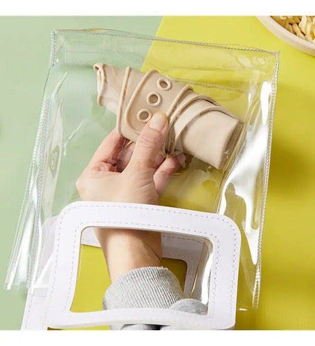 Juego Vajilla De Silicona, Aprendizaje Incluye Babero Azul Petróleo