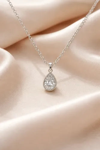 Collar Plata925 Zirconia, Regalo Para Mamá, Mensaje Especial Para Mi Mamá
