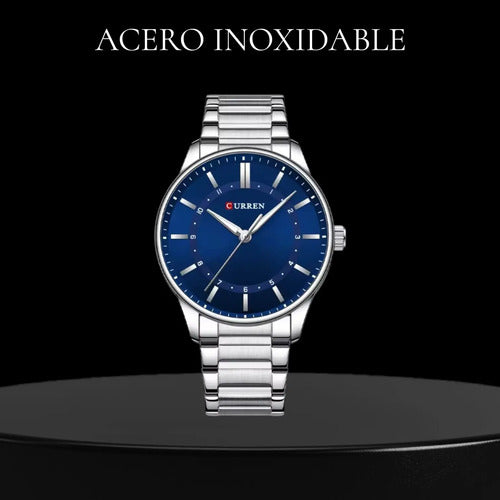 Reloj Para Hombre En Acero Inoxidable Plateado Plateado