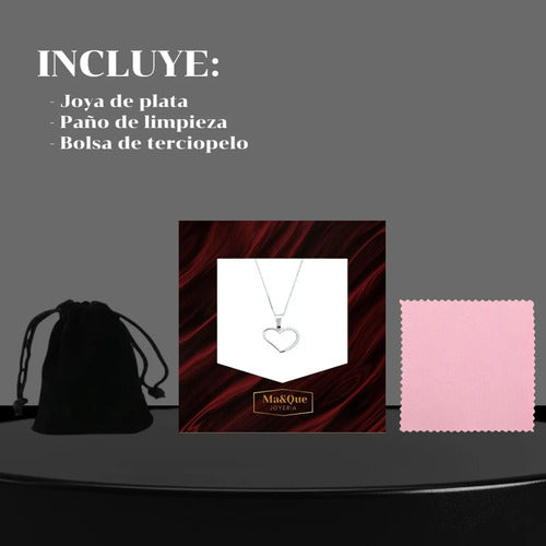 Regalo De Cumpleaños Para Mujer, Collar Elegante Plata 925