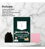 Collar Gota · Regalo para Maestra · Plata 925