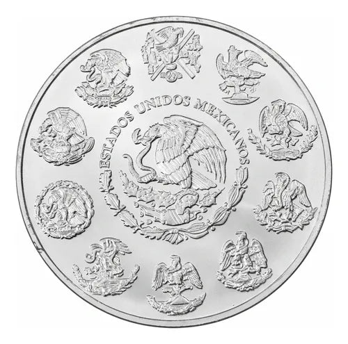 Onza Plata Pura Libertad México 2016 En Capsula