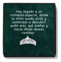 Anillo De 15 Años Plata Corona Princesa Con Mensaje Especial Plateado 7