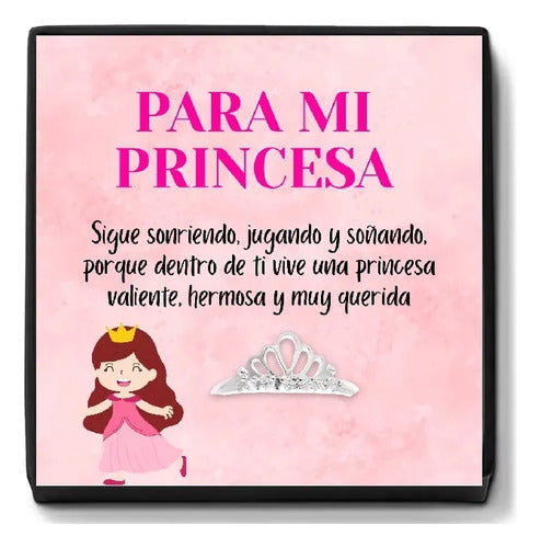 Regalo Para Niña Anillo De Corona Princesa Plata 925 Plateado 3