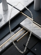 Cadena 4 mm 55 cm · Plata Sólida 925