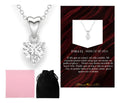 Collar De Corazón Plata 925, Regalo Romántico, Novia, Esposa Plateado