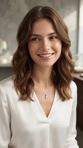 Collar Con Dije De Delfin Y Corconitas De Plata 925 Plateado