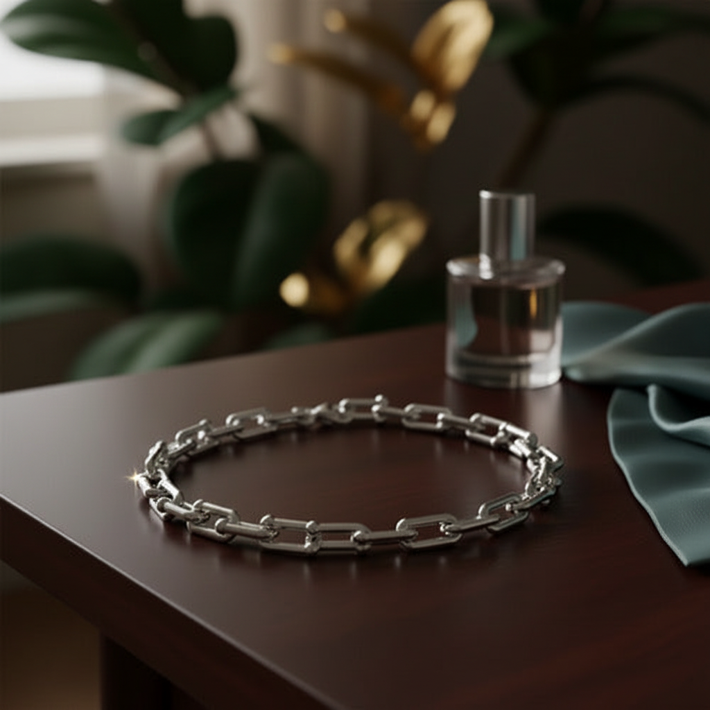 Pulsera de plata premium